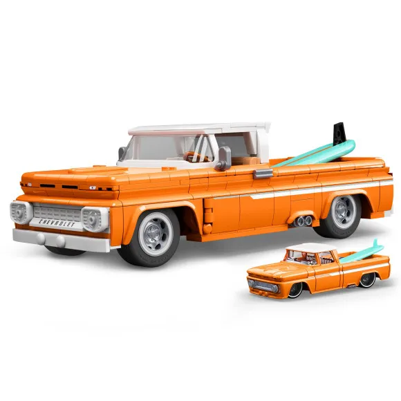 Mattel Brick Shop Hot Wheels Elite Series Bauset 1/16 Custom '62 Chevy Pickup