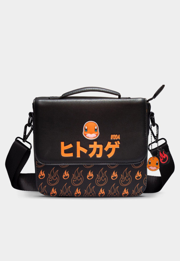 Pokemon PU Leder Umhängetasche Charmander