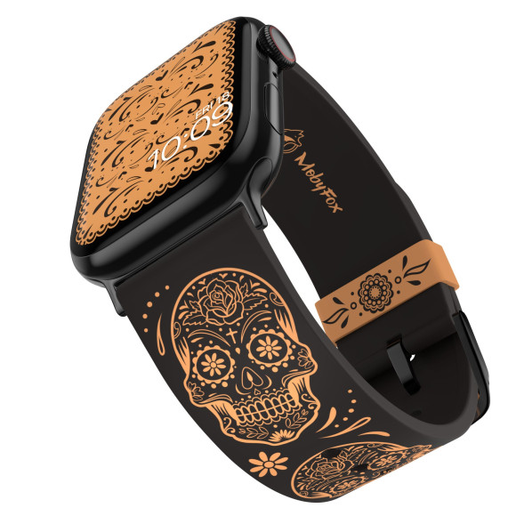 Dia de los Muertos Smartwatch-Armband Calaveras