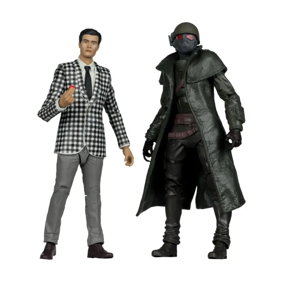 Fallout: New Vegas Statuen 2er-Pack Riot Ranger Armor & Benny Survivor 18 cm
