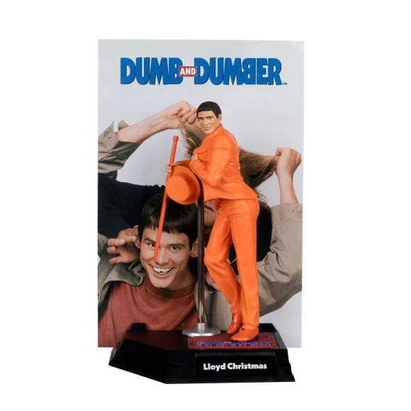 Dumm und Dümmer Movie Maniacs PVC Statue Lloyd Christmas (Gold Label) 15 cm