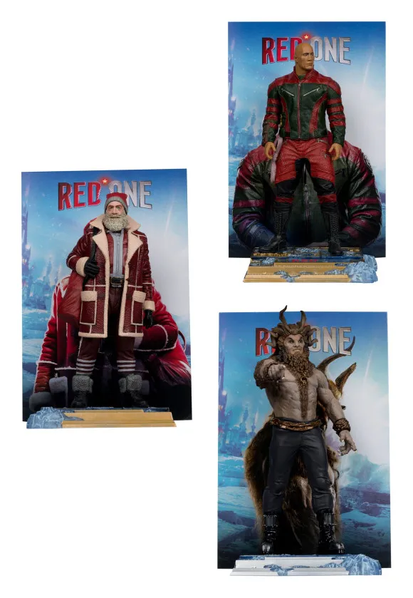 Red One Movie Maniacs PVC Statuen Sortiment (6)