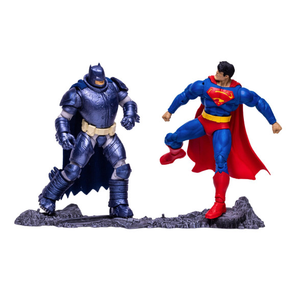 DC Actionfiguren Collector Multipack Superman vs. Armored Batman 18 cm