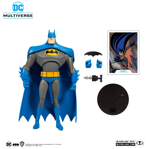 DC Multiverse Batman Animated Actionfigur Variant Blue/Gray 18 cm