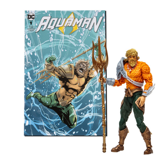 DC Direct Page Punchers Actionfigur & Comic Aquaman (Aquaman) 18 cm