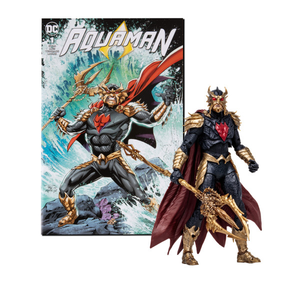 DC Direct Page Punchers Actionfigur & Comic Ocean Master (Aquaman) 18 cm