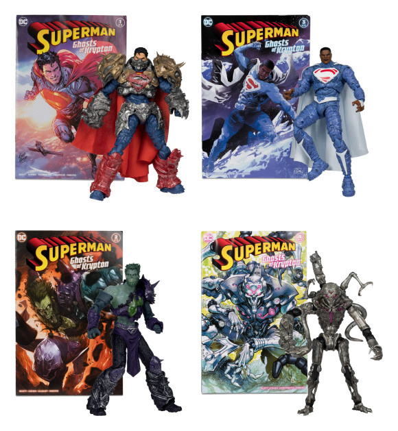 DC Direct Page Punchers Actionfiguren 18 cm Wave 5: Superman - Ghosts of Kryton Sortiment (6)