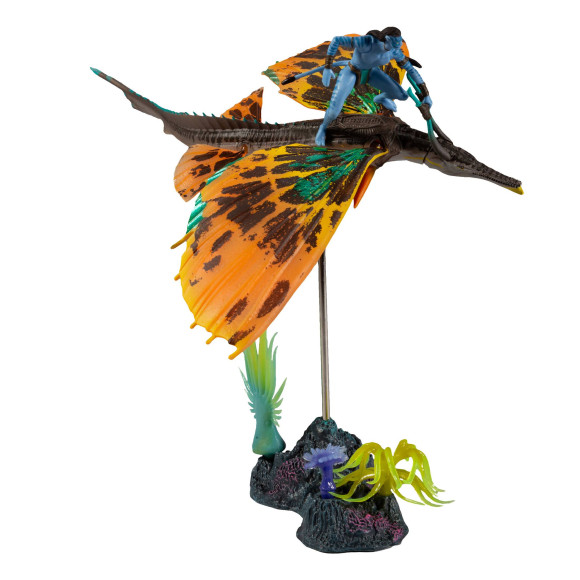 Avatar: The Way of Water Deluxe Large Actionfiguren Jake Sully & Skimwing