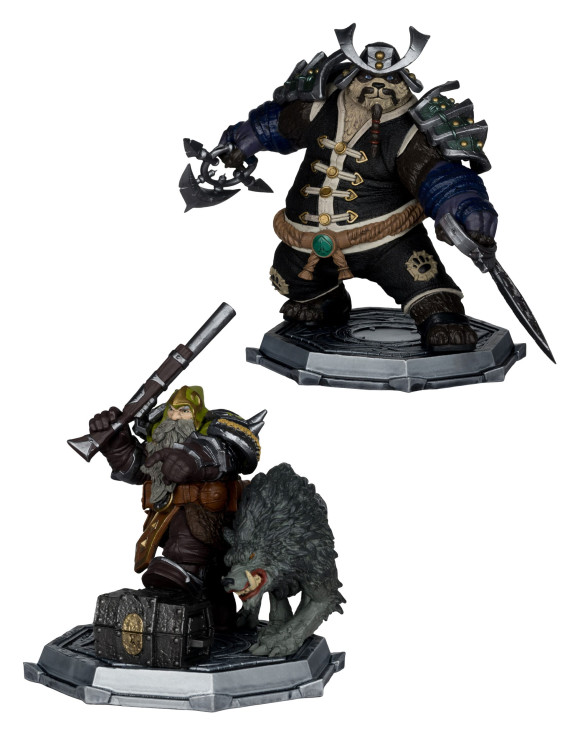 World of Warcraft Actionfiguren Dwarf Hunter & Pandaren 15 cm Sortiment (8)