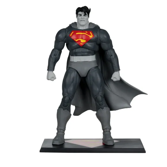 DC Multiverse Actionfigur Superman (The Dark Knight Returns) (Black & White Accent Edition) (Gold Label) 18 cm