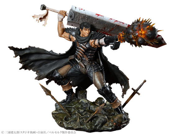 Berserk PVC Statue 1/7 Guts Black Swordsman Ver. 26 cm
