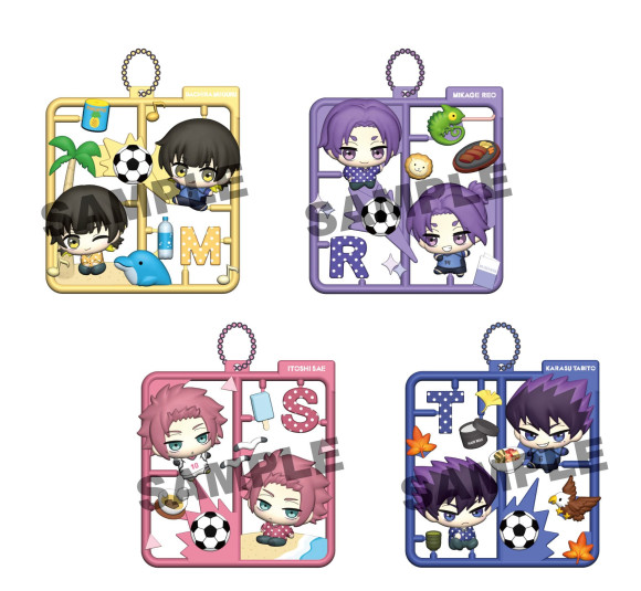 Blue Lock Plat Collection Anhänger Vol. 2 Sortiment (4)