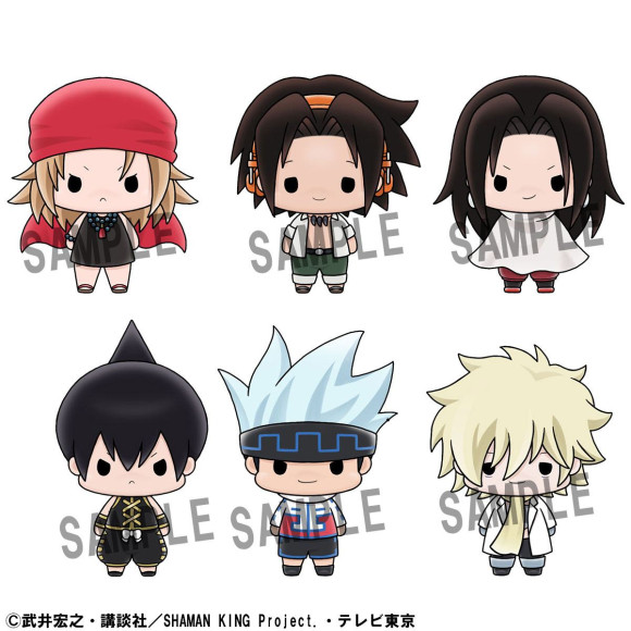 Shaman King Chokorin Mascot Series Sammelfiguren 6er-Pack 5 cm