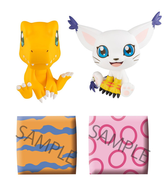 Digimon Adventure Look Up PVC Statuen Tailmon & Agumon Limited Ver. 11 cm