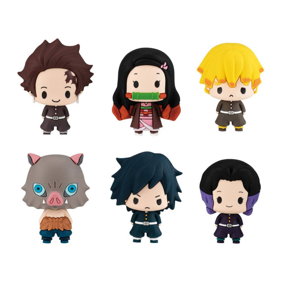 Demon Slayer Kimetsu no Yaiba Chokorin Mascot Series Sammelfiguren 6er-Pack 5 cm