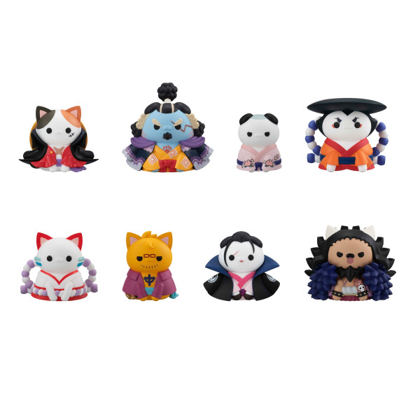 One Piece Mega Cat Project Sammelfiguren NyanPieceNyan! Ver. Luffy in Wano Kuni 3 cm (8)