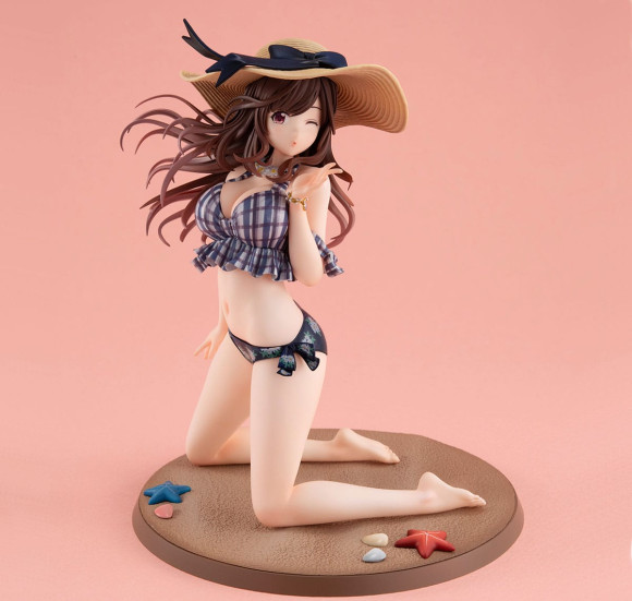 The Idolmaster Shiny Colors PVC Statue Kogane Tsukioka Be Bop Beach Ver. 17 cm  