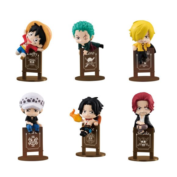 One Piece Ochatomo Series Sammelfiguren Pirates Party 4 cm Sortiment (8)