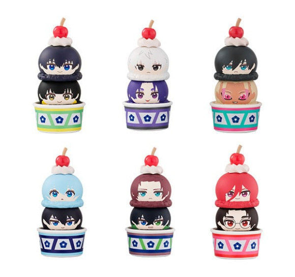 Blue Lock Tsumichen Stack up & Change Sammelfiguren 8 cm Sortiment (6)
