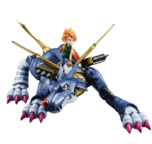 Digimon Adventure Precious G.E.M. Serie PVC Statue Metal Garurumon & Ishida Yamato 30 cm