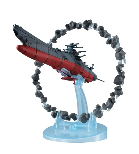 Space Battleship Yamato 2202 Statue Cosmofleet SP Aircraft Warriors of Love Re & Asteroid Ring 16 cm