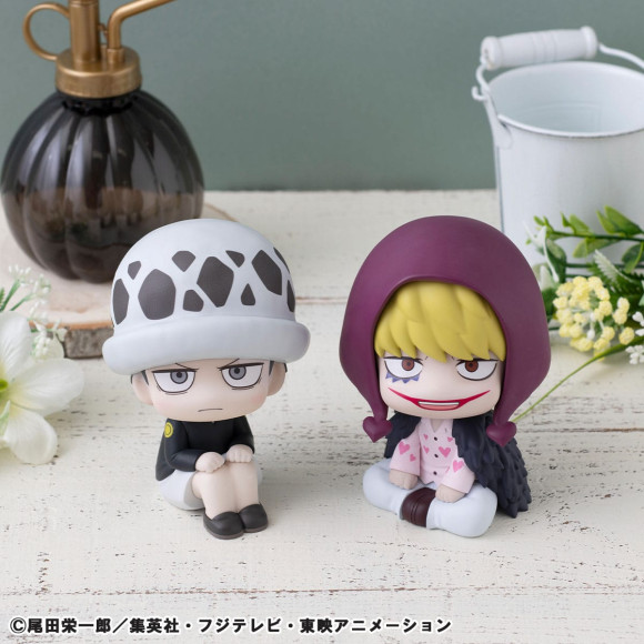 One Piece Look Up PVC Statuen Trafalgar Law Childhood Ver. & Corazon 11 cm (with gift)       