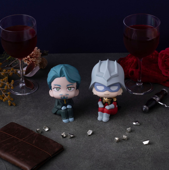 Mobile Suit Gundam GQuuuuuuX Look Up PVC Statue Challia Bull & Char Aznable (with gift) 11 cm      