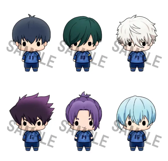Blue Lock Chokorin Mascot Series Sammelfiguren 6er-Pack Vol. 2 5 cm  