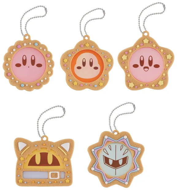 Kirby´s Dream Land Charm Patisserie Anhänger Kirby´s cookie time Sortiment (6) 
