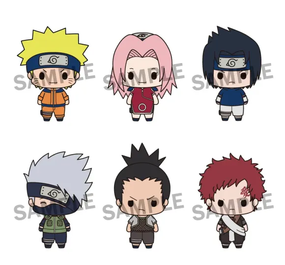 Naruto Chokorin Mascot Series Sammelfiguren 6 cm Blind Box Sortiment (6)      