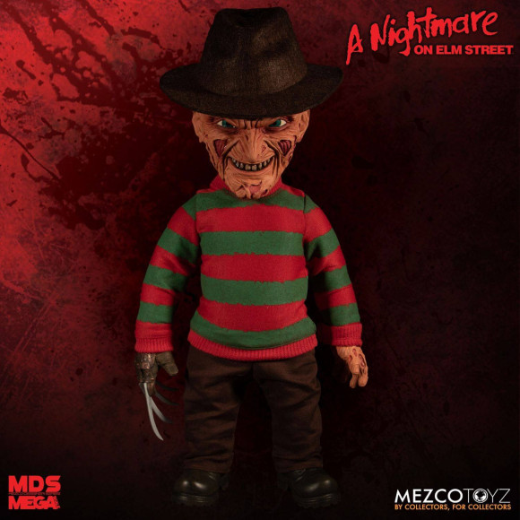 Nightmare On Elm Street Freddy Krueger Mega Scale Sprechende Actionfigur 38 cm