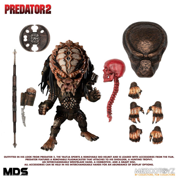 Predator 2 Mezco Designer Series Actionfigur Deluxe City Hunter 15 cm