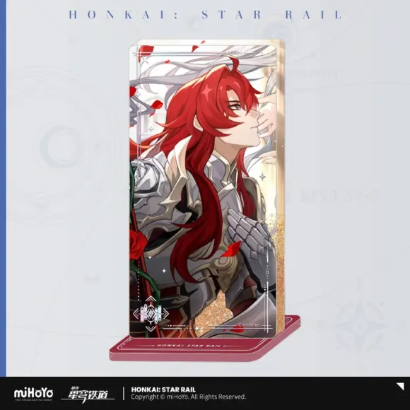 Honkai: Star Rail Light Cone Acryl Ornament mit Glitzer: Argenti An Instant Before a Gaze 15 cm   