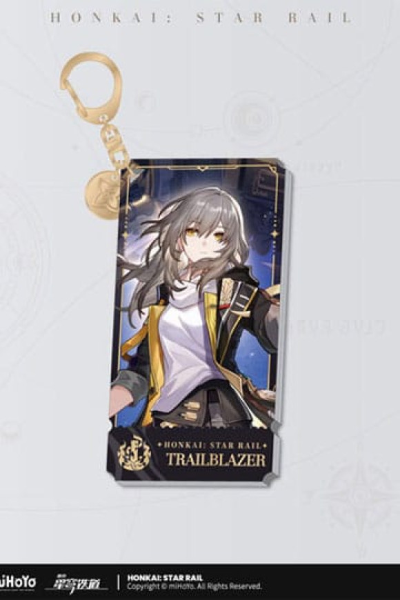 Honkai: Star Rail Charakter Acryl Schlüsselanhänger Trailblazer (Female) 9 cm