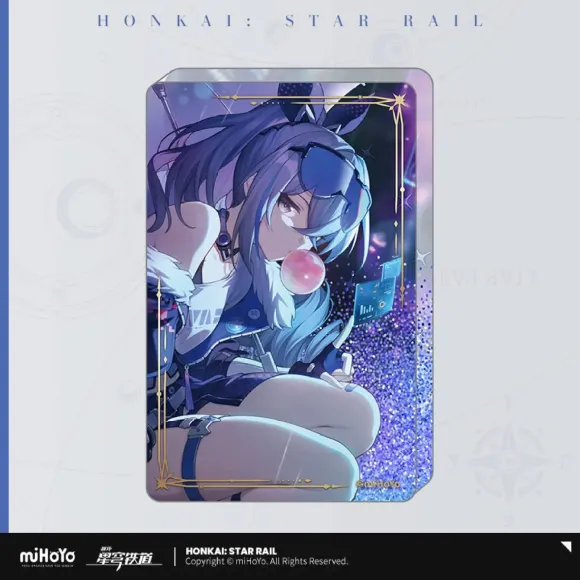 Honkai: Star Rail Light Cone Acryl Ornament mit Glitzer: Incessant Rain 9 cm 