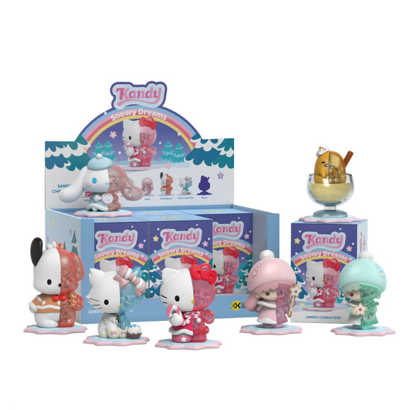 Kandy x Sanrio Blind Box ft. Jason Freeny Collection Series 3 (Snowy Dreams) Display (6)