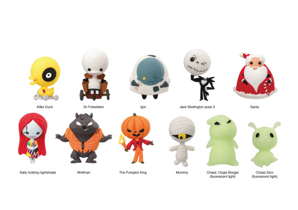 Nightmare before Christmas PVC-Taschenanhänger Serie 2 Display (24)