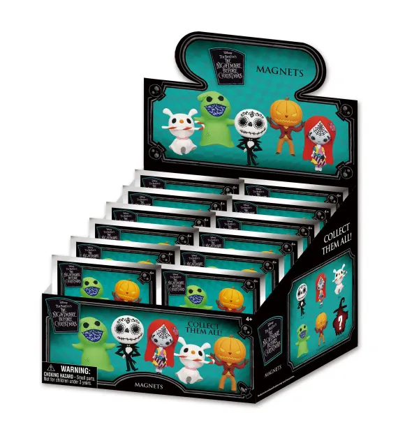 Nightmare before Christmas Magnete blind pack Series 2 Display (12)     