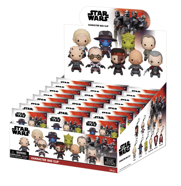 Power of Force 3D Schaumstoff-Taschenanhänger Droiden & Schiffe Series 1 Display (24)