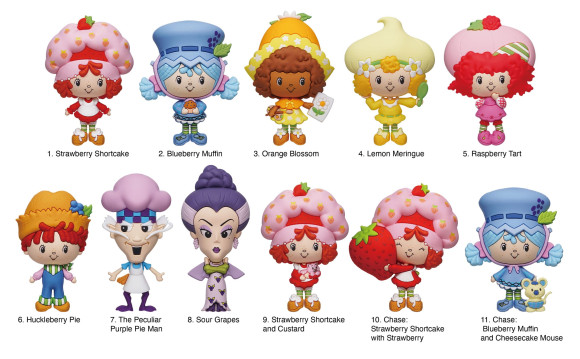 Emily Erdbeer 3D PVC-Taschenanhänger Series 1 Display (24)