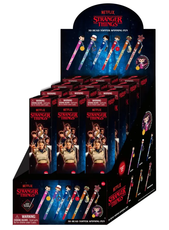 Stranger Things Stift 3D Head Topper Spinning Pen