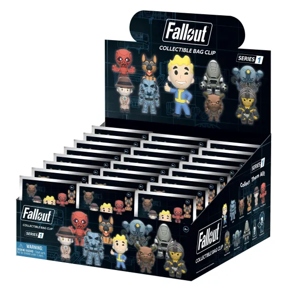 Fallout 3D PVC-Taschenanhänger Serie 1 Display  (24)