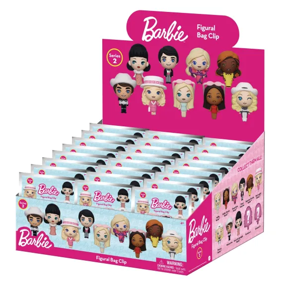 Barbie 3D PVC-Taschenanhänger Serie 2 Display  (24)