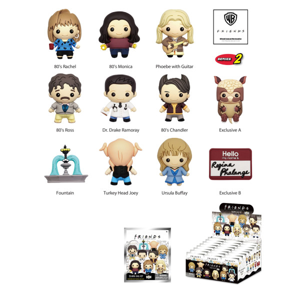 Friends PVC-Taschenanhänger Series 2 Display (24)