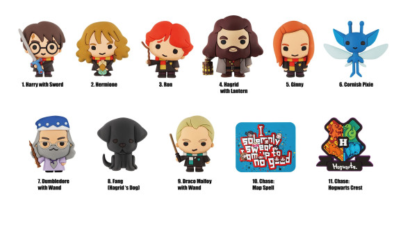 Harry Potter 3D PVC-Taschenanhänger Ultimate Princess Series 4 Display (24)