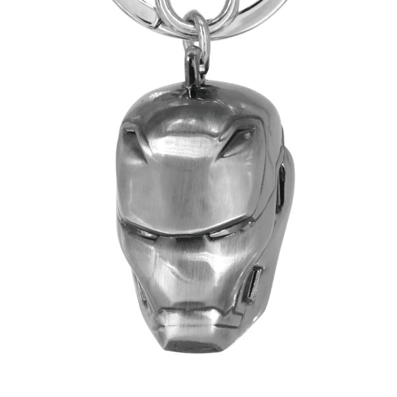 Marvel Metall-Schlüsselanhänger Avengers Infinity Saga (M) Iron Man 3D Helmet
