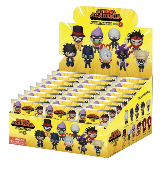 My Hero Academia 3D PVC-Taschenanhänger Serie 6 Display  (24)