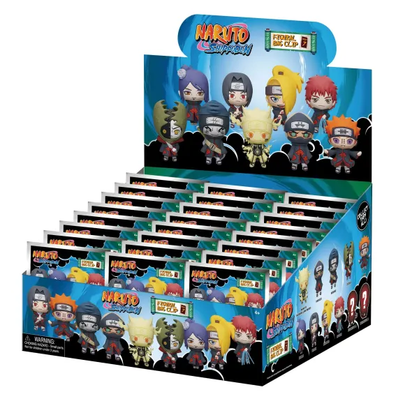 Naruto 3D PVC-Taschenanhänger Serie 7 Display  (24)