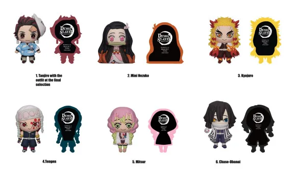 Demon Slayer: Kimetsu no Yaiba 3D Magnete Series 2 Display (12)       