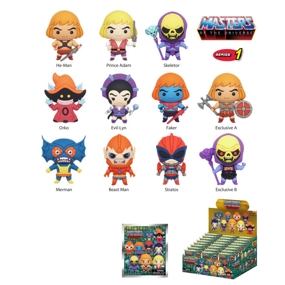 DC Comics PVC-Taschenanhänger Masters of The Universe Display (24)